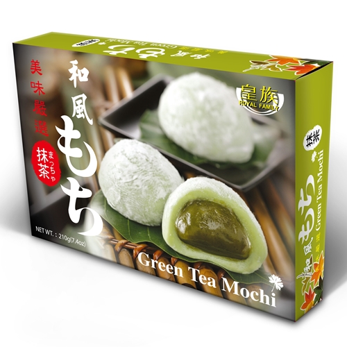 Dolce giapponese Mochi al tè verde - Royal Family 210g.